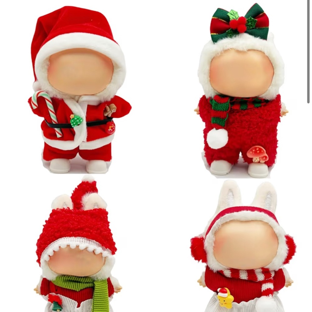 Labubu Holiday Outfits!!! Brand new! Many styles